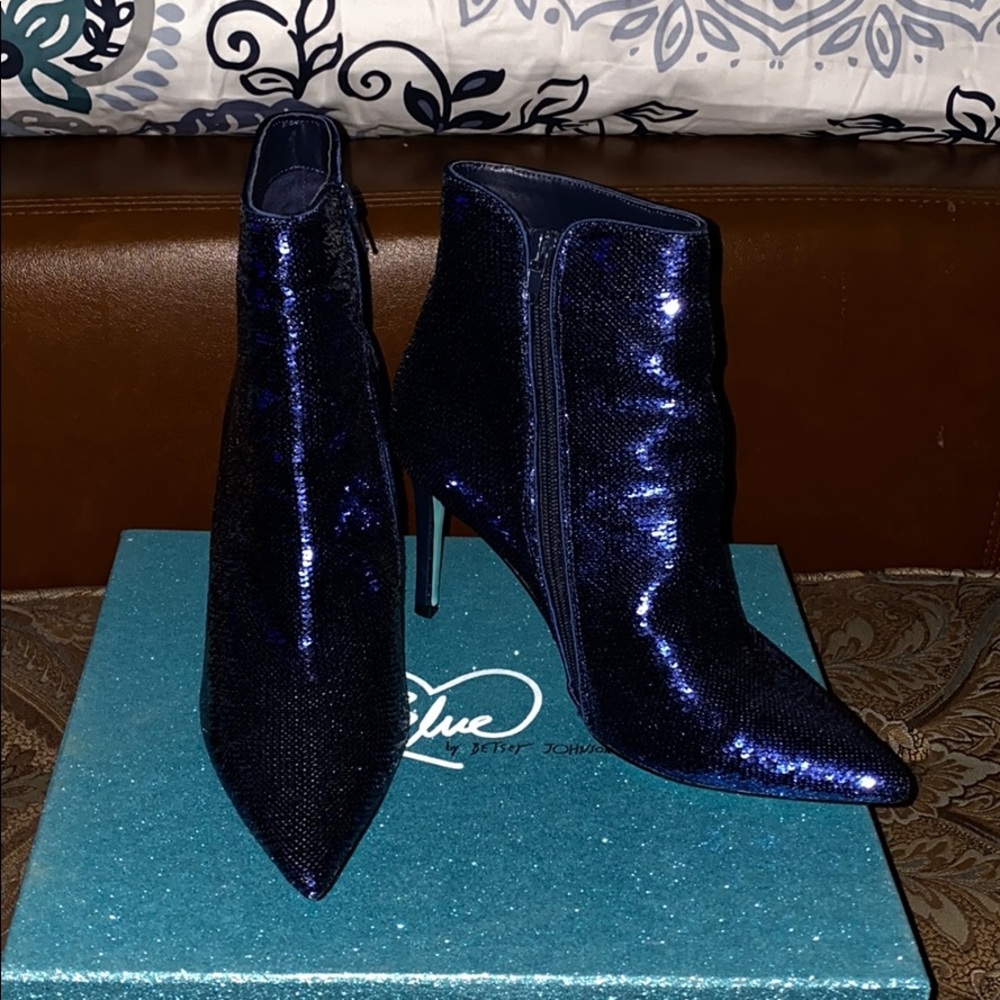Betsy Johnson Sequin Boot